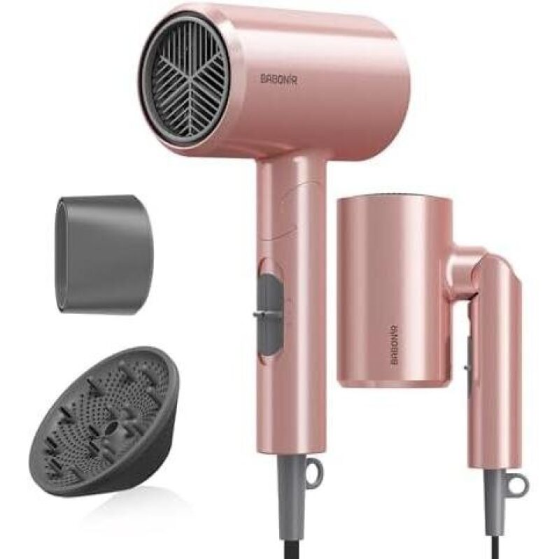 Ionic/1875W Portable Negative Ion Hair Dryer - 58% Off