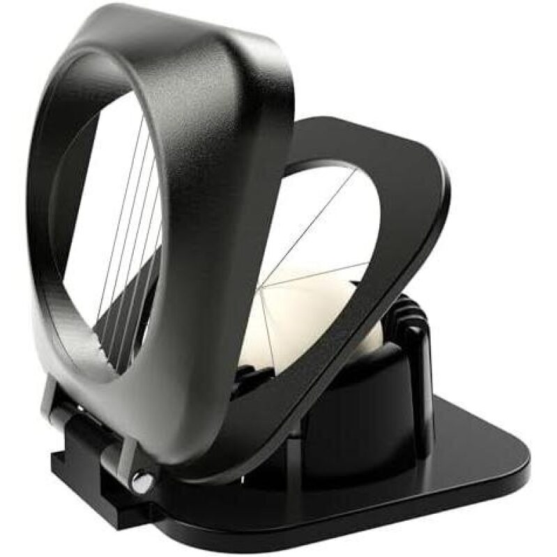 Sleek Stainless Steel Egg Slicer - 50% Discount