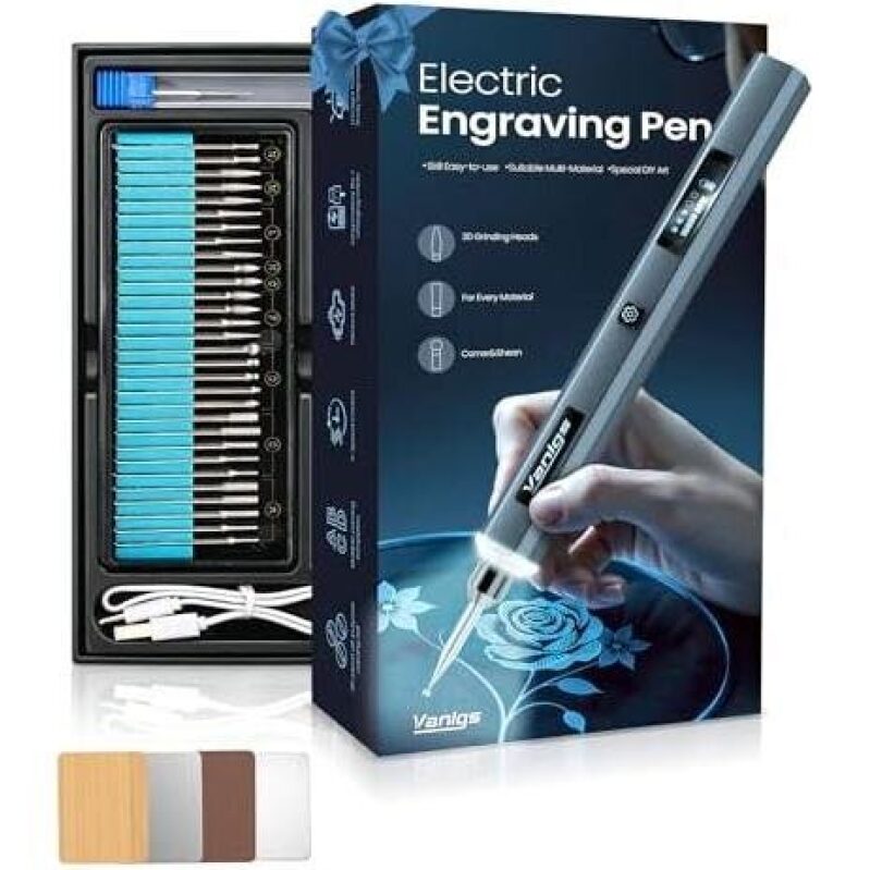 Electric Engraving Pen - Precision Tool for Crafting and DIY Projects
