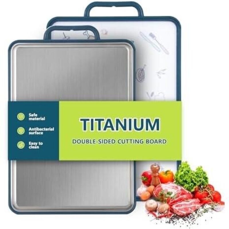 Double-Sided Cutting Board with Drain - 50% OFF