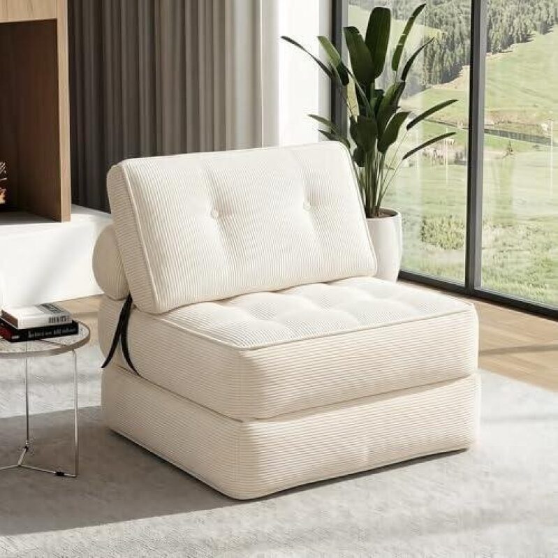 Three-in-One High-Density Foam Fold-Out Sofa Bed - 35% Discount