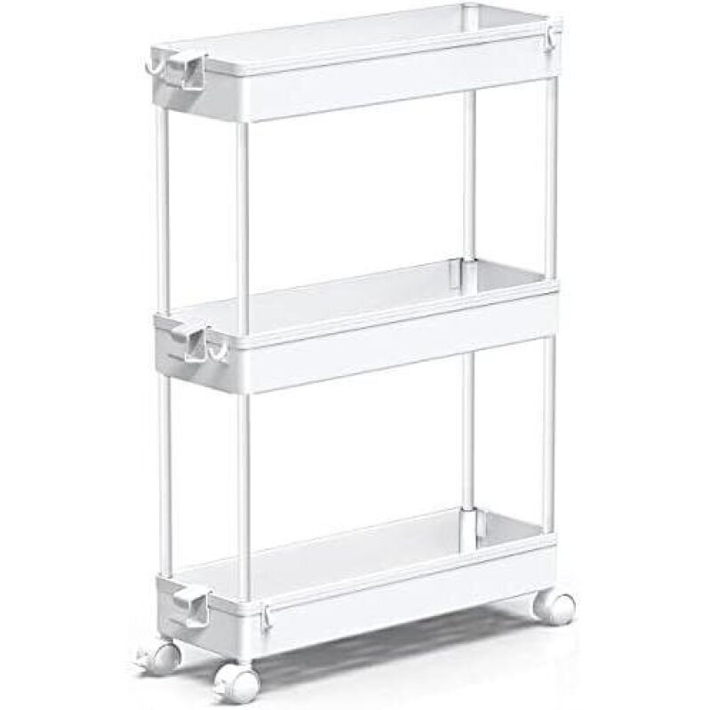 SPACEKEEPER Slim Rolling Storage Cart - 55% Discount