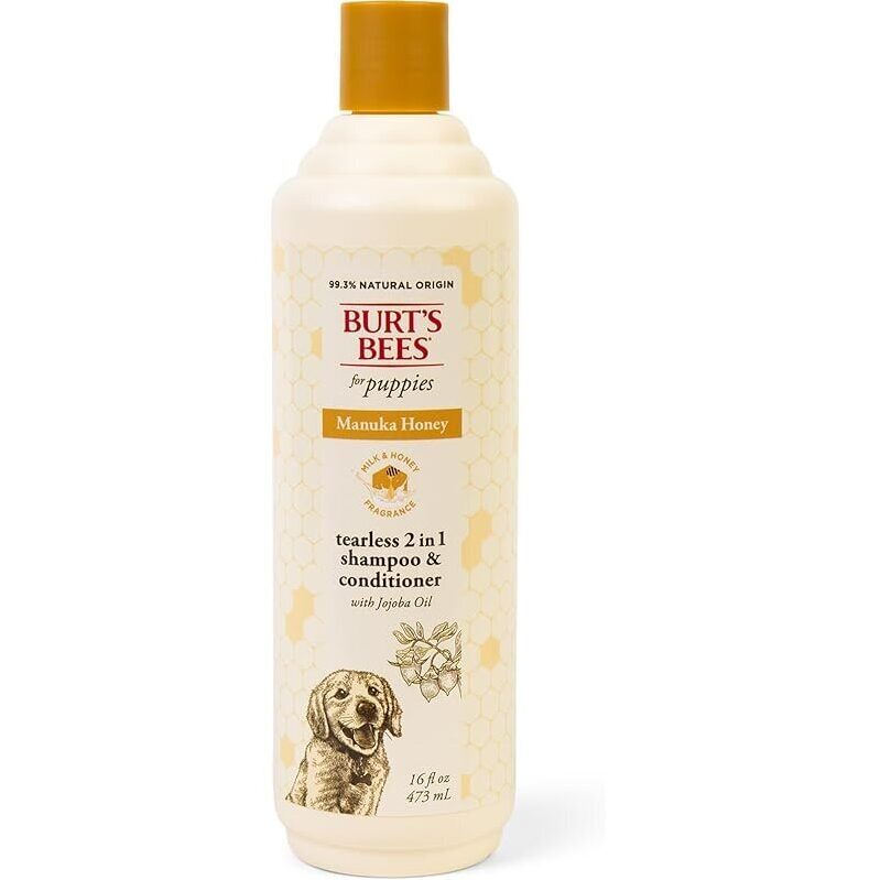 Burt's Bees Manuka Honey Tearless 2in1 Shampoo & Conditioner for Dogs