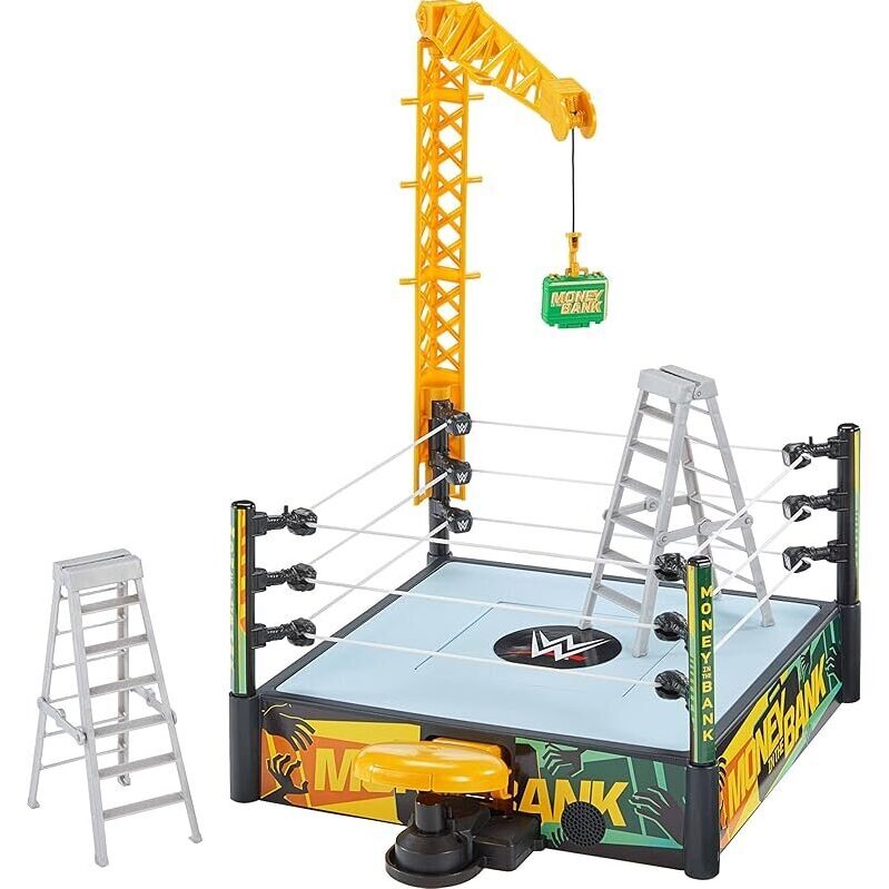 WWE Money in The Bank Cash-in Ring Playset with 2 Play Modes