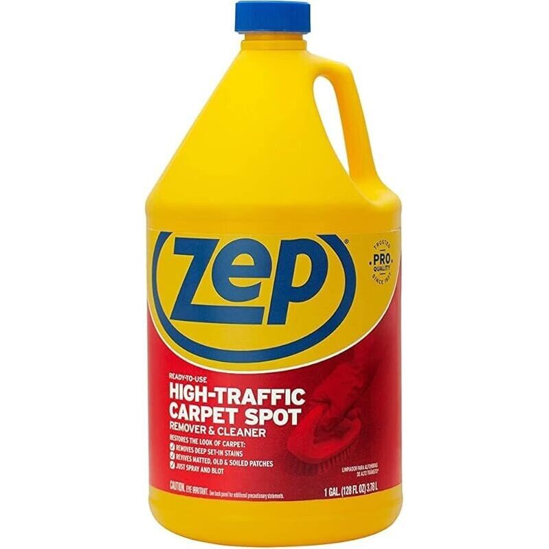 Zep High-Traffic Carpet Cleaner: Restores Deep Stains and Odors