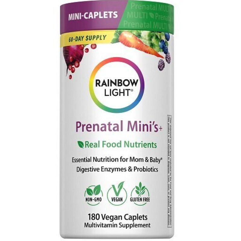 Rainbow Light Prenatal Mini's+ - Essential Vitamins for Pregnant Women