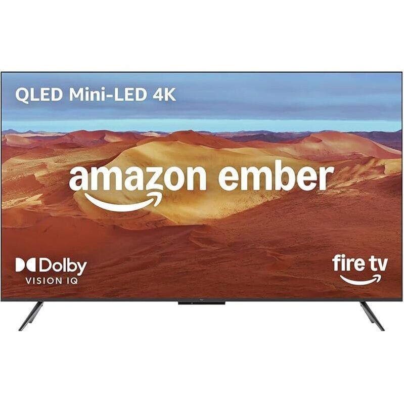 Experience Superior Picture Quality with Amazon Fire TV 55-inch Omni Mini-LED QLED 4K UHD Smart TV