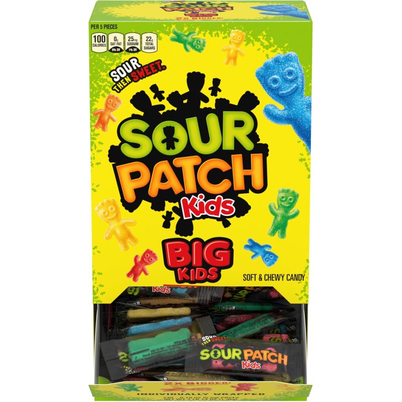 Sour Patch Kids Big Kids 240 Count Individually Wrapped Candy