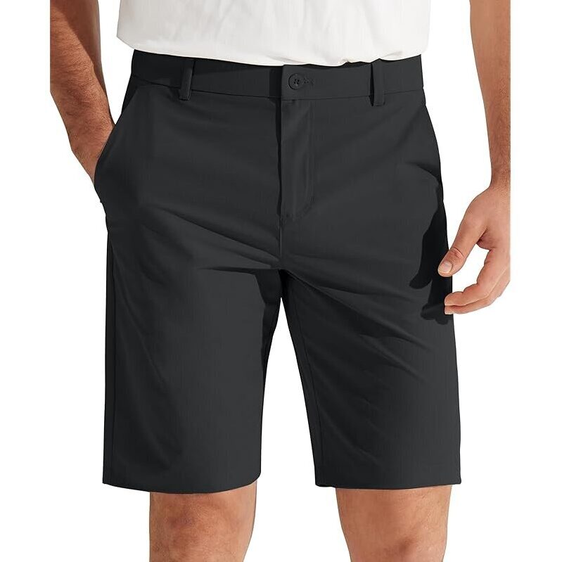 Mens Water-Resistant Quick Dry Golf Shorts - 7/9 inches