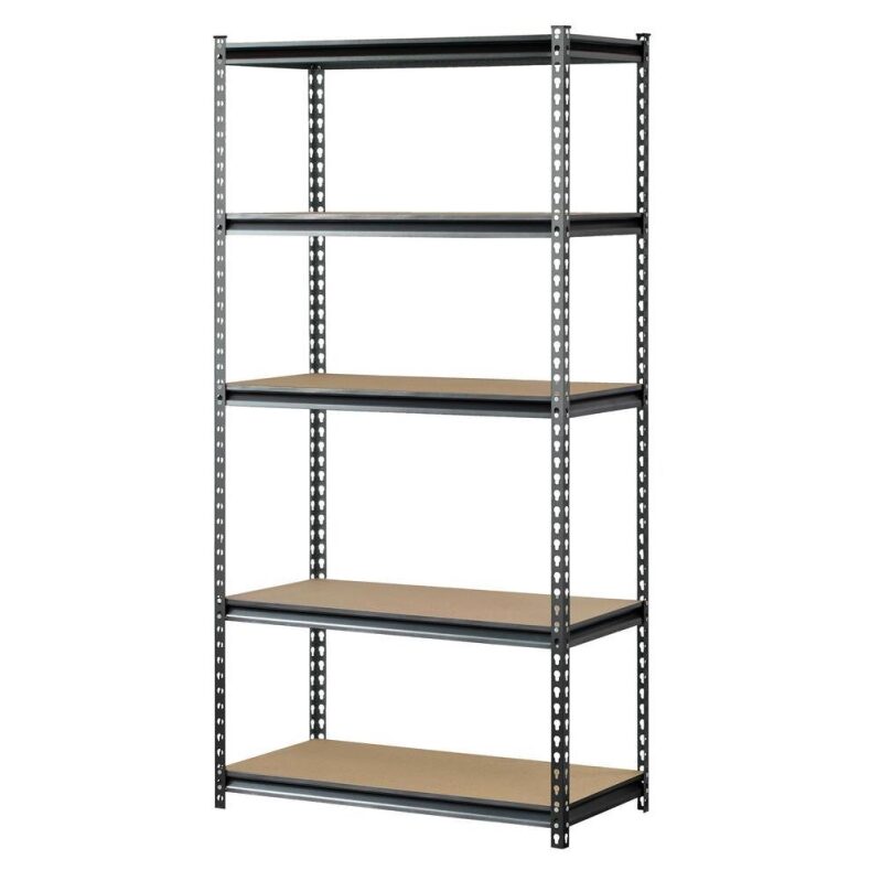 Muscle Rack 5-Shelf Steel Storage Shelf Unit with 4000 lb Capacity