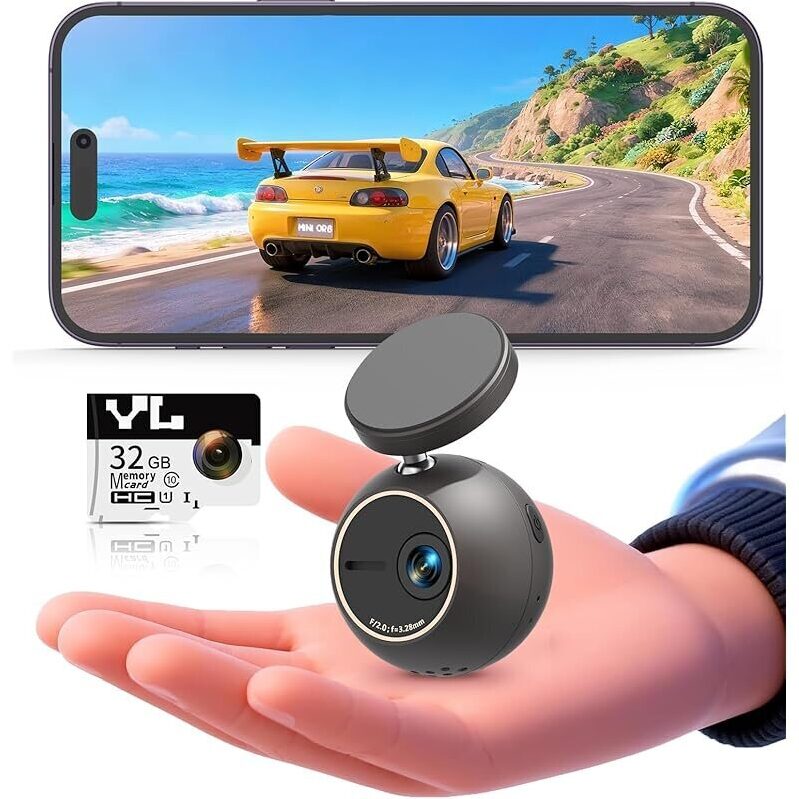 KAWA Dash Cam 2K with Voice Control: Discreet, Stylish, Smart