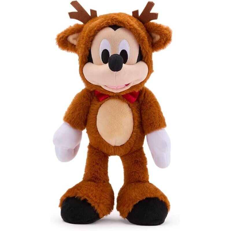 Mickey Mouse Reindeer Plush - Festive Holiday Gift
