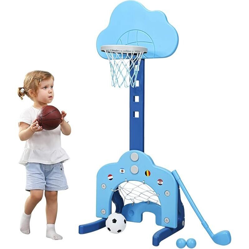 Adjustable Kids Basketball Hoop - Perfect for Growing Athletes