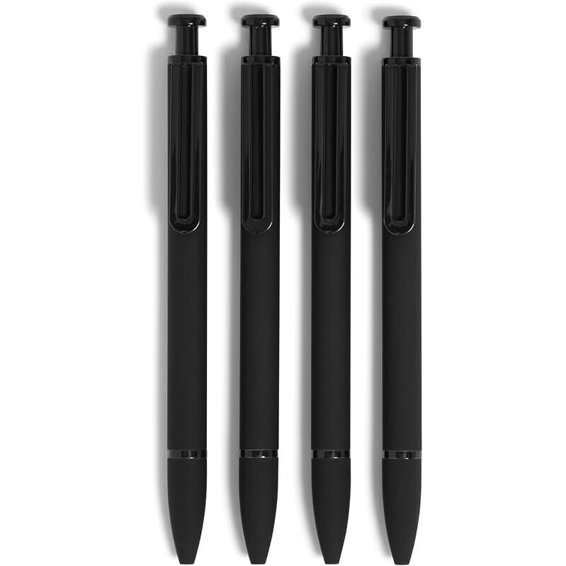 4-Count U Brands Midnight Monterey Ballpoint Pens - Precision and Style