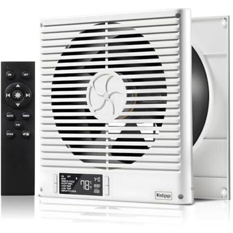 Remote-Controlled Ten-Speed Quiet Fan with Dual Function and Wall-Penetrating Capability - 60% Discount