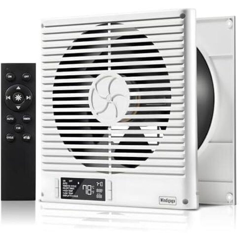 Remote-Controlled Ten-Speed Quiet Fan with Dual Function and Wall-Penetrating Capability - 60% Discount