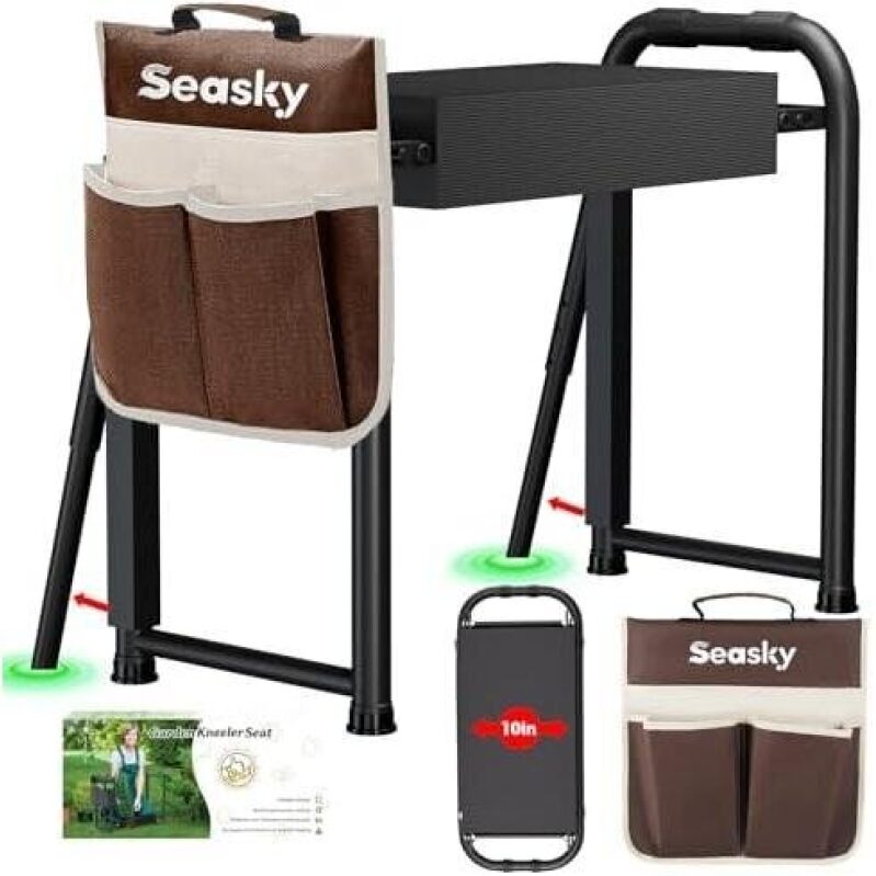 Seasky Folding Cushioned Gardening Stool - 63% OFF