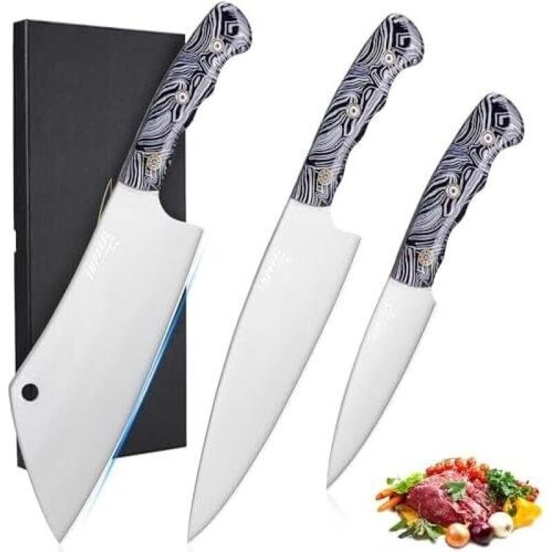 Professional German High-Carbon Steel Knife Set - 50% Discount