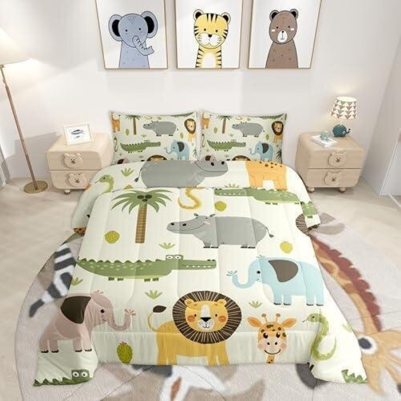 Children's Animal Themed Full Size Bedding Set - 51% OFF