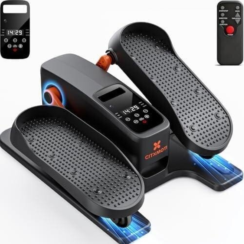 Powerful Under Desk Elliptical Trainer - 12 Speeds & Remote Control