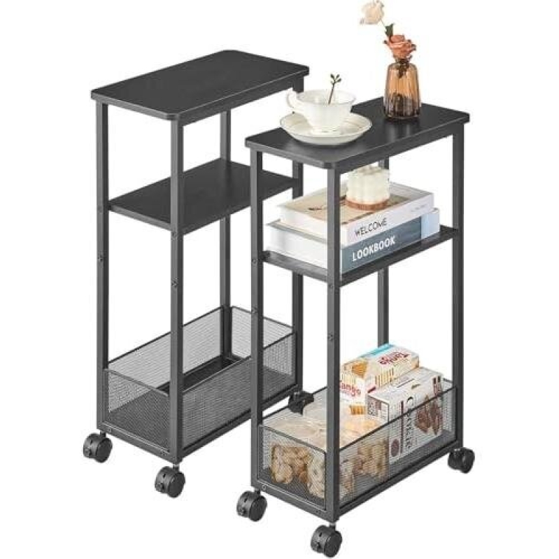 Portable Side Table with Wheels - 33% Discounted