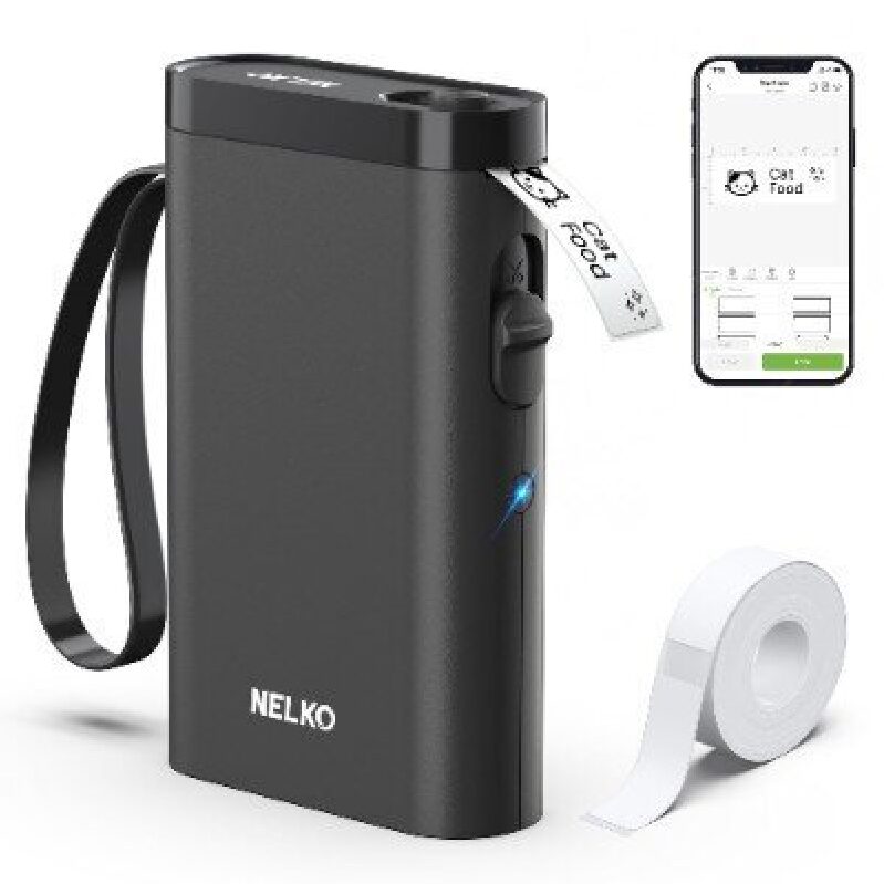 Portable Bluetooth Label Printer - Ideal for Home and Business