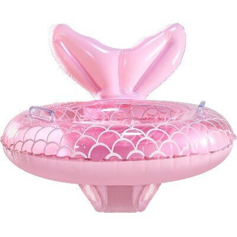 KISSHAKE Mermaid Baby Swimming Ring - Safe & Fun Pool Float