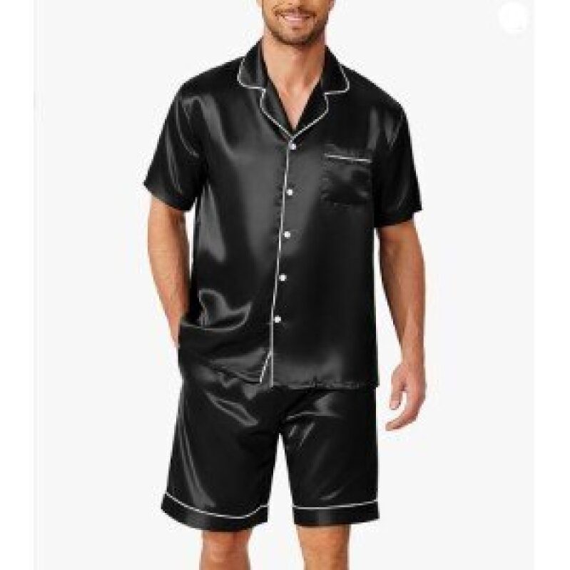 Luxurious Ekouaer Men's Satin Pajamas Set - Ultimate Comfort & Style