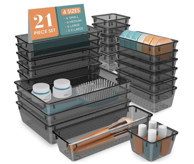 Multi-Functional Drawer Storage Organizer Set - 21 Pieces