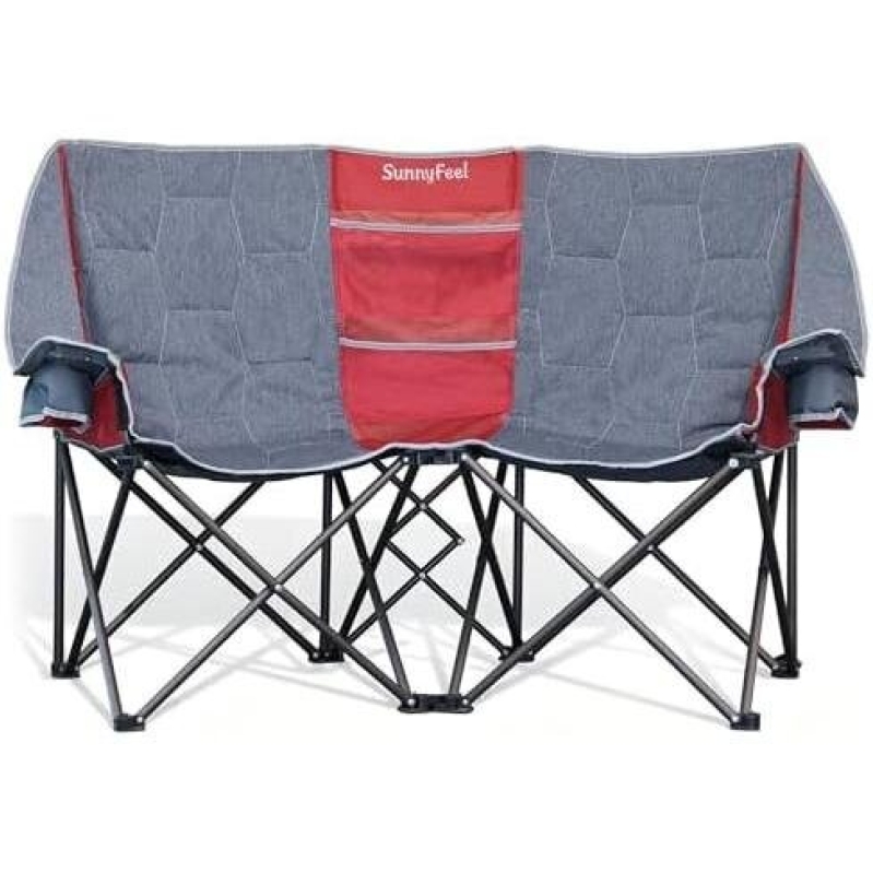 SunnyFeel Folding Double Camping Chair - 45% OFF