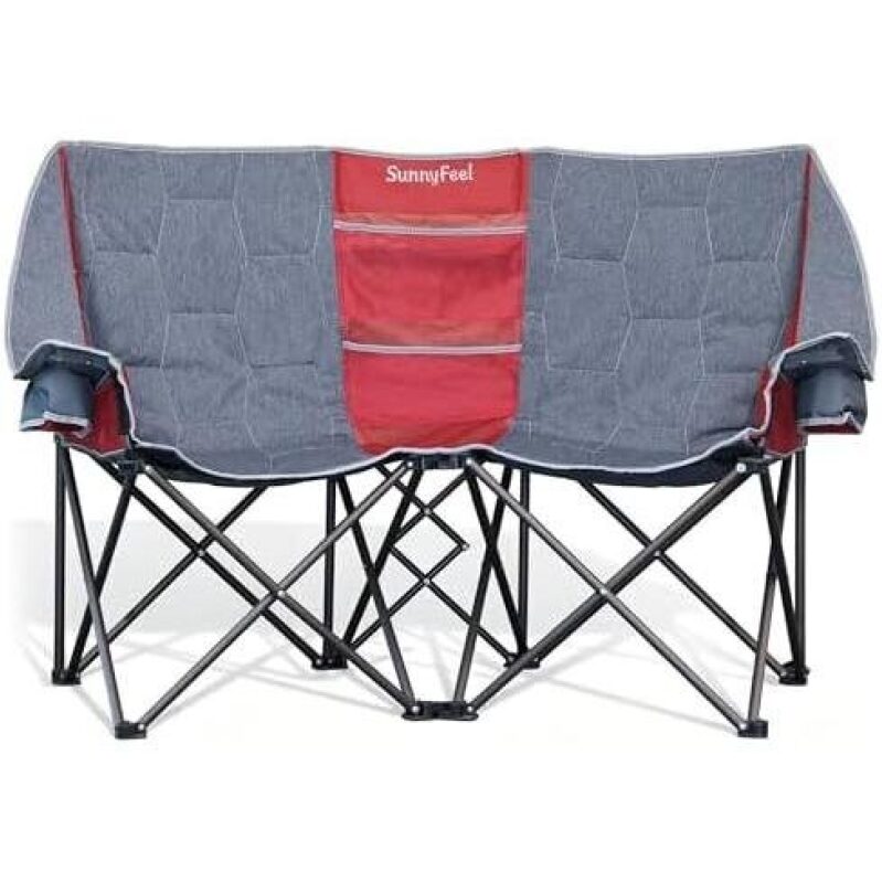 SunnyFeel Folding Double Camping Chair - 45% OFF