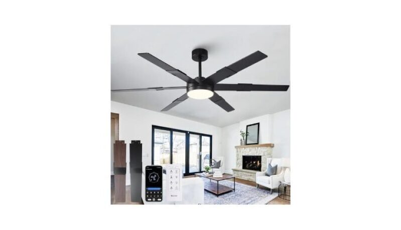 Vaczon 60 Inch Ceiling Fans with Lights and Remote Control - Modern and Efficient