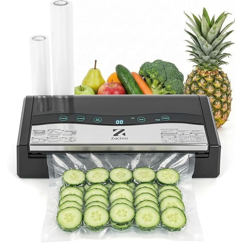 Zachvo 90kPa Vacuum Sealer Machine - Ultimate Food Preservation