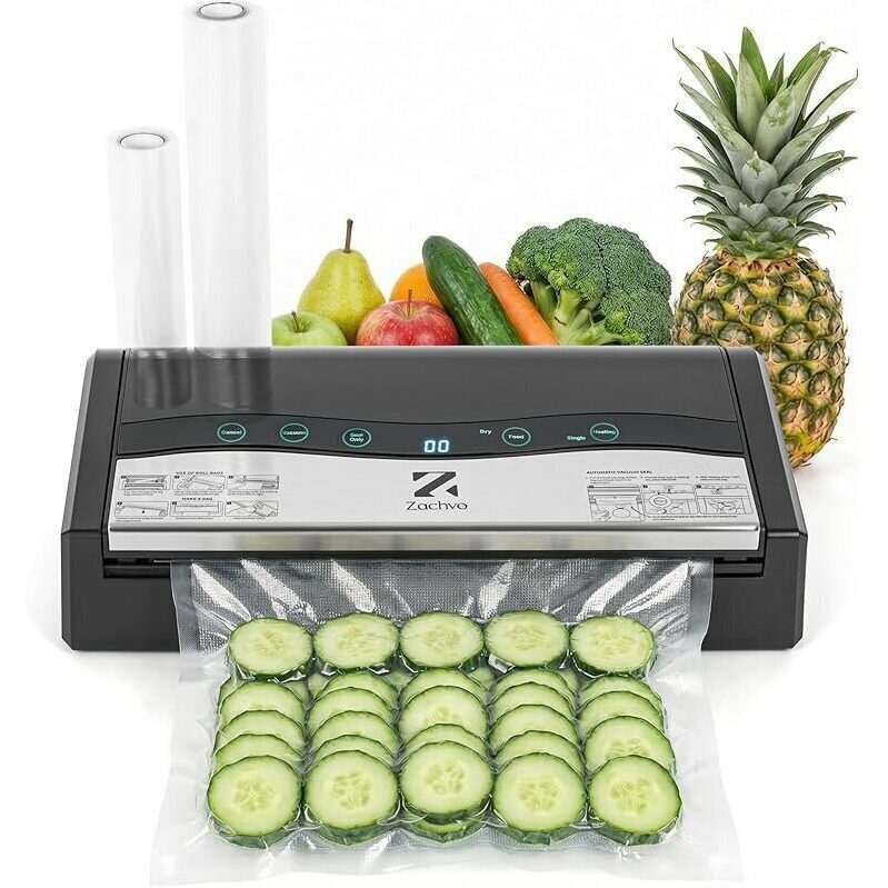 Zachvo 90kPa Vacuum Sealer Machine - Ultimate Food Preservation