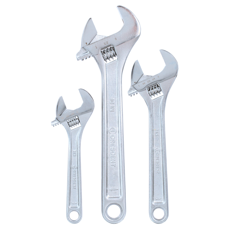 Crescent Adjustable Wrench Set - 3 pc. High Precision Tool