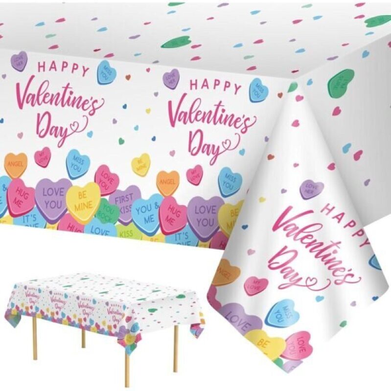 Set of 2 Valentine's Day Tablecloths - 50% Discount