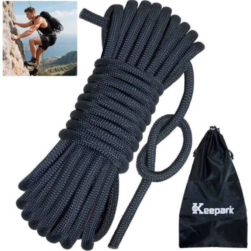 Keepark 10.5mm Static Climbing Rope - 32ft Discounted