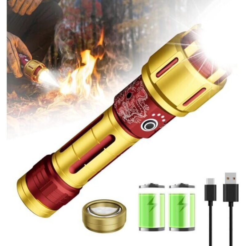 SKYFIRE 2503 LED Rechargeable Flashlight - Ultimate Outdoor Companion