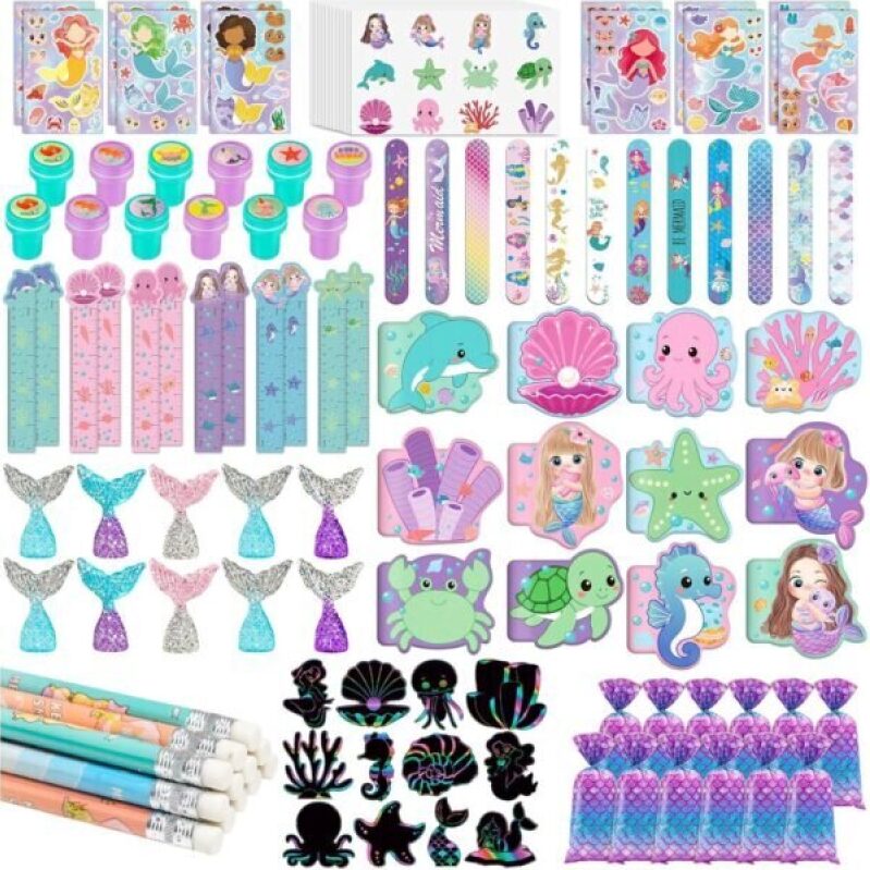 Mermaid Party Favors: 120 Pieces Under $20 - Perfect for Celebrations