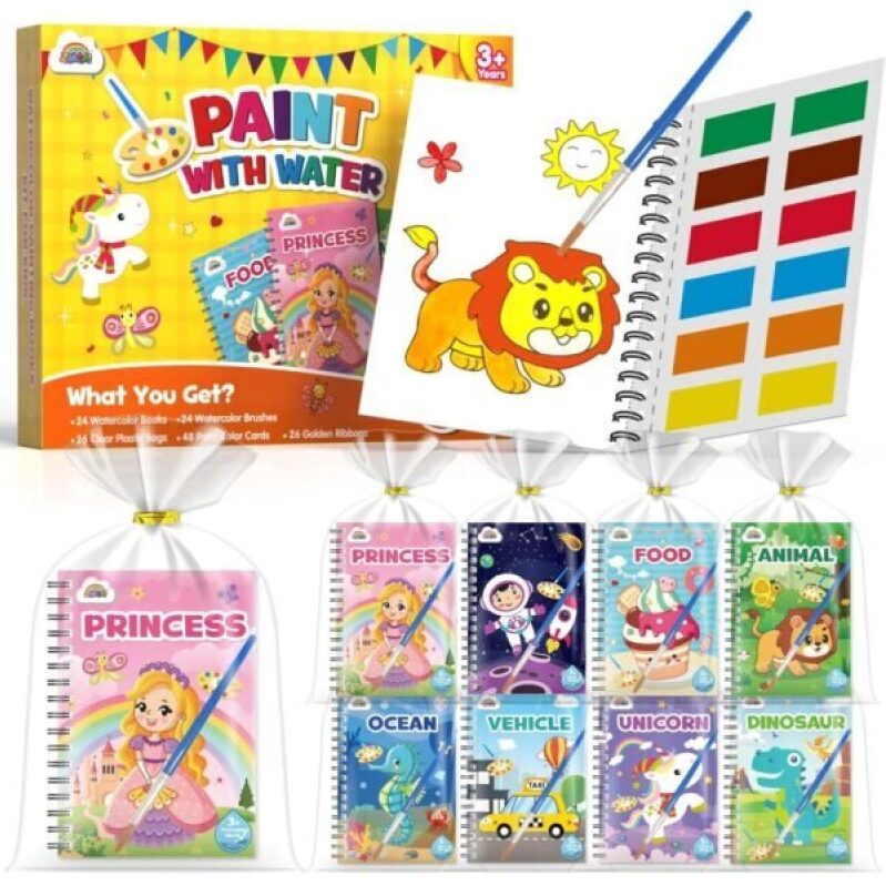 Bulk Mini Coloring Books for Kids Ages 4-8 - Perfect for Birthdays and School