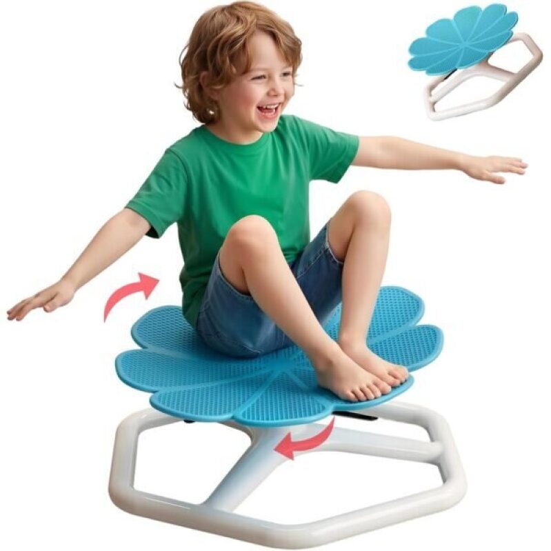 KYZDZQ Sensory Swivel Chair for Autistic Kids - 50% Off