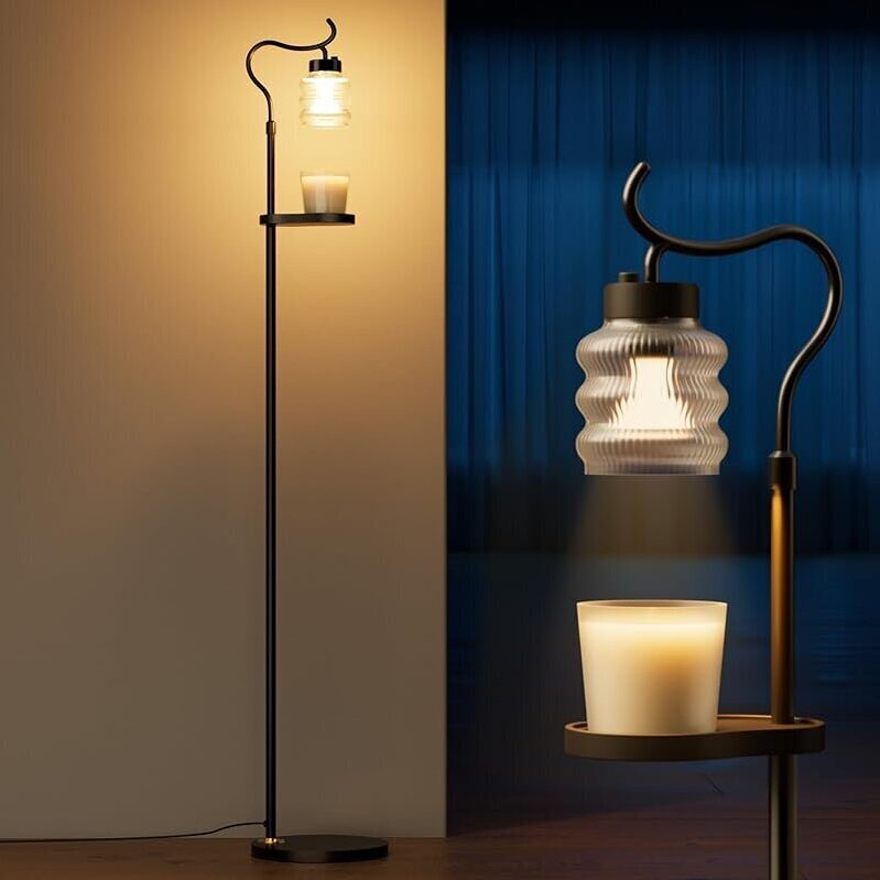Elaruslux Candle Warmer Floor Lamp with Timer - Perfect for Aromatherapy