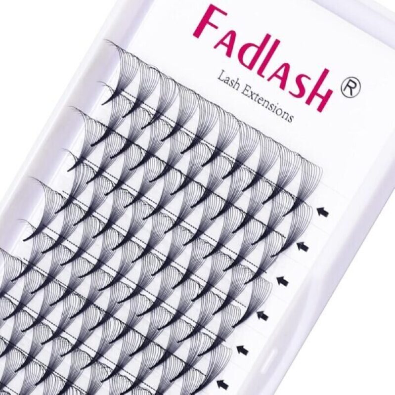 Premium Pre-Made Eyelash Extensions - Fadlash 10D 0.07 C Curl