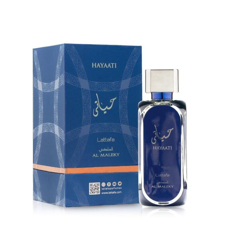 Lattafa Hayaati Al Maleky Eau de Parfum Spray for Men - Exquisite Amber Spicy Fragrance
