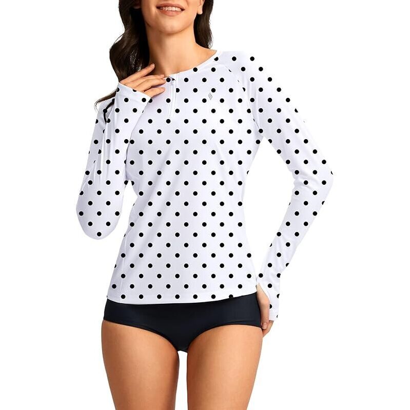 Santiny Women's Rash Guard UPF50+ Long Sleeve Swimsuits - Ultimate Sun Protection