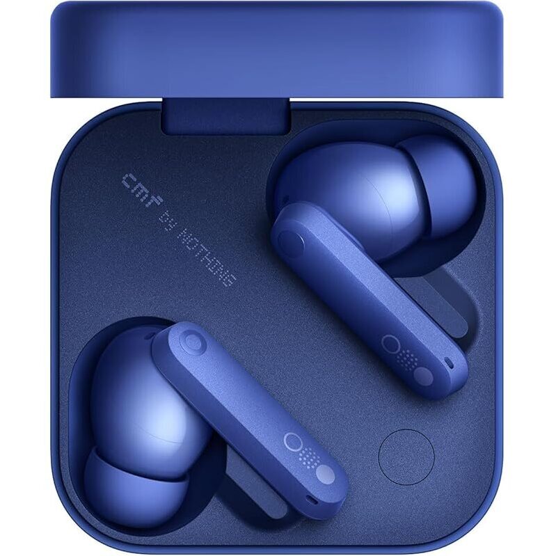 CMF Buds Pro 2 Wireless Hybrid Noise Cancelling Earbuds - Blue