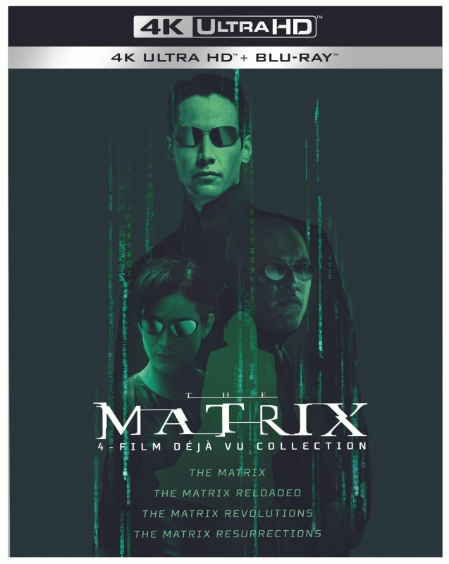 The Matrix: 4-Film Déjà vu Collection 4K UHD + Blu-ray