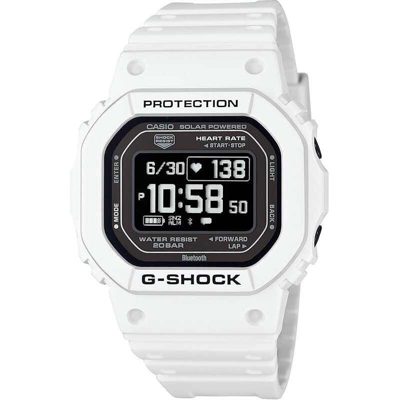 Casio Mens G-Shock Move DW-H5600 Solar Powered Heart Rate Watch