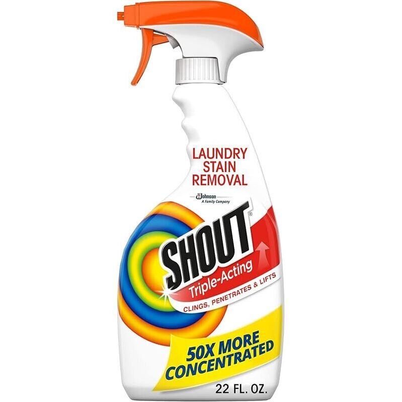 Shout Active Enzyme Laundry Stain Remover Spray - 22oz