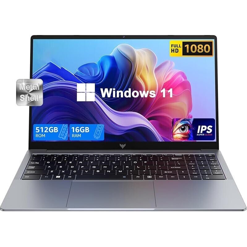Affordable 15.6-Inch FHD Laptop with Intel N150 Processor
